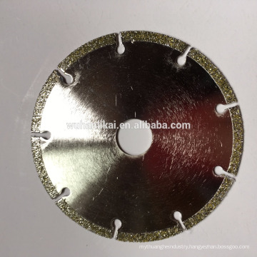 ultra thin 105 115 180 230 mm marble granite tiles electroplated diamond circular cutting blades